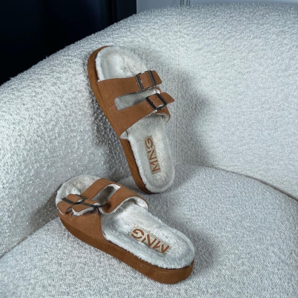 Teddy Fleece-lined Slippers by Mango